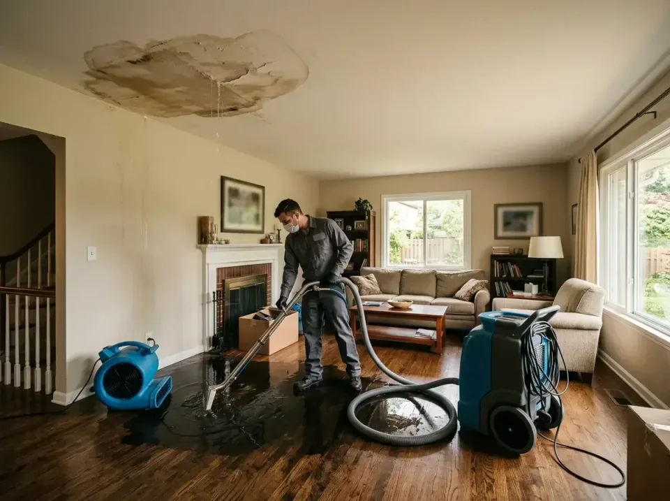 attic-pipe-burst-ceiling-drip-008 — frequently asked questions, Water Damage Restoration & Carpet Care in Clarksville, TN